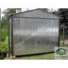 Garaż blaszak 3.5m x 5m dwuspad z bramą uchylną